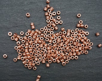 Perline con scanalatura 2,5 x 3 mm, rosa, macramè e acchiappasogni