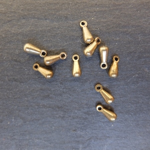 Pendente in ottone, 2,5 x 7 mm, macramè, acchiappasogni e bigiotteria *555