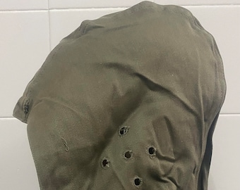 French army OD Hood Military field jacket hood Original F1 F2 or M65 Vietnam Era
