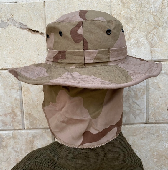 Dutch Holland Army Desert Camo Cap or Boonie Hat … - image 6