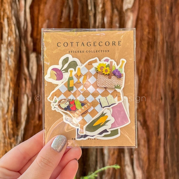 All 6 Cottagecore Stickers — Full Collection! | High Quality Vinyl Stickers