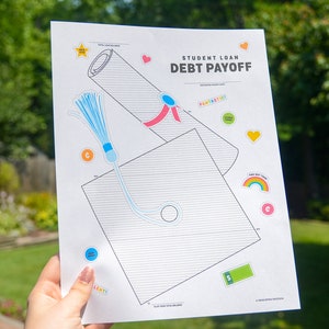 Student Loan Debt Payoff Chart | Printable