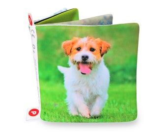 Animals Cloth Book: Realistic Montessori Baby Toy