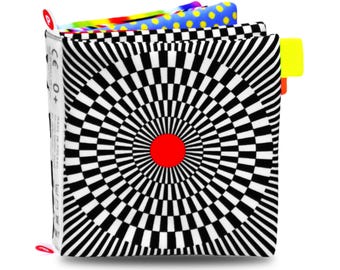 High-Contrast Baby Book: Sensory Toy for Visual Development