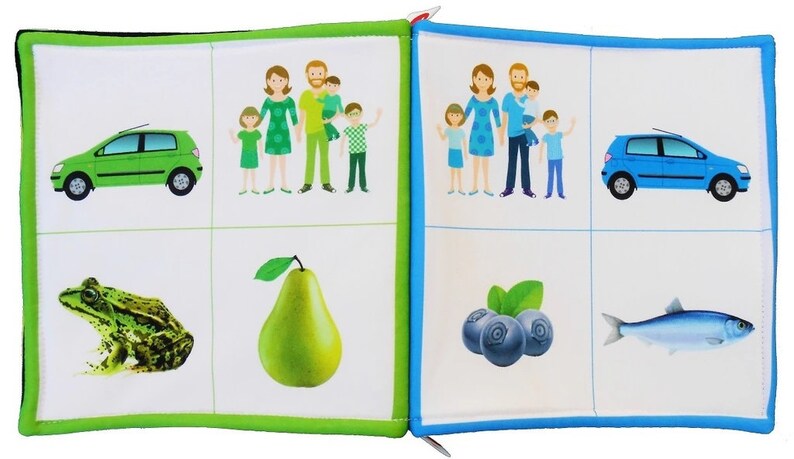 LEARN COLORS Cloth Book Baby Learning Soft Book Gift for image 3
