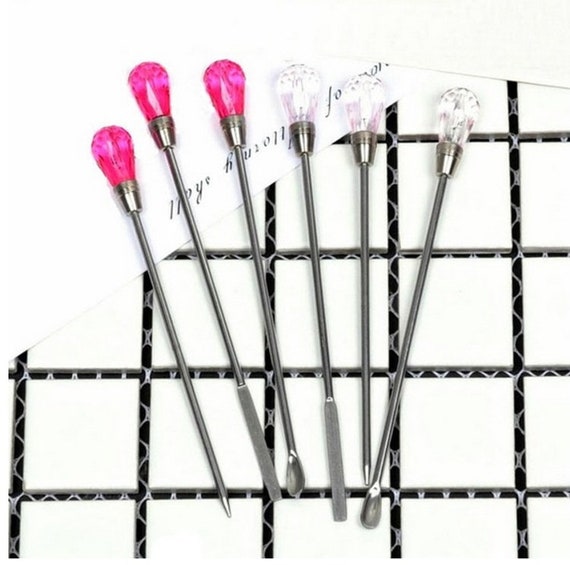 3pcs Nail Art Tools Resin Craft Tools Metal Stirrer Diy Etsy