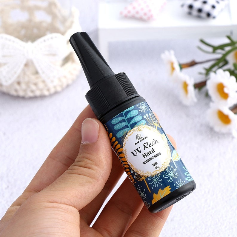 2pc UV resin 25g Hard type UV resin Soft type UV resin Etsy