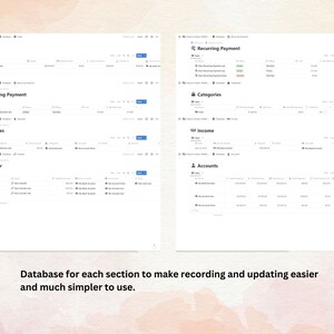 Ultimate financial planner notion template