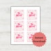 Printable Pink Christmas Gift Tags 8 Stylish Designs for - Etsy