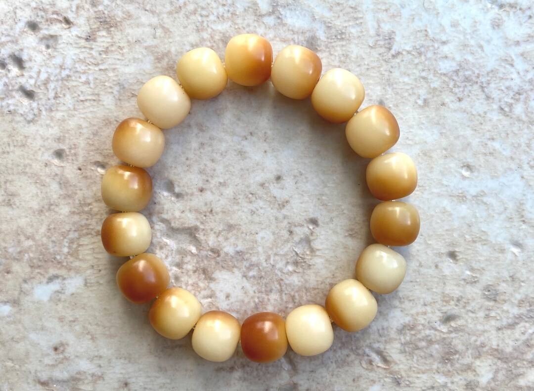 CHANGING WARMTH Natural Bodhi Root Beads Bracelet Etsy