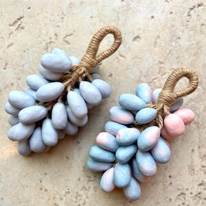 Handmade Grape Soap: Decorative Hanging Soap with Jute Twine