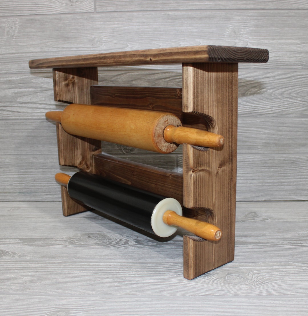 Rolling Pin Rack With Shelf – Provincial Rolling Pin Rack With Shelf ...