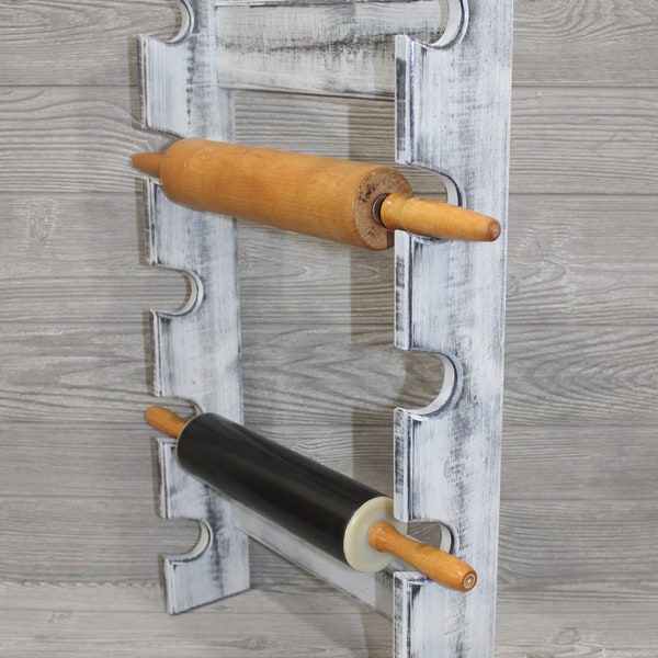 Antique Rolling Pin Holder Etsy