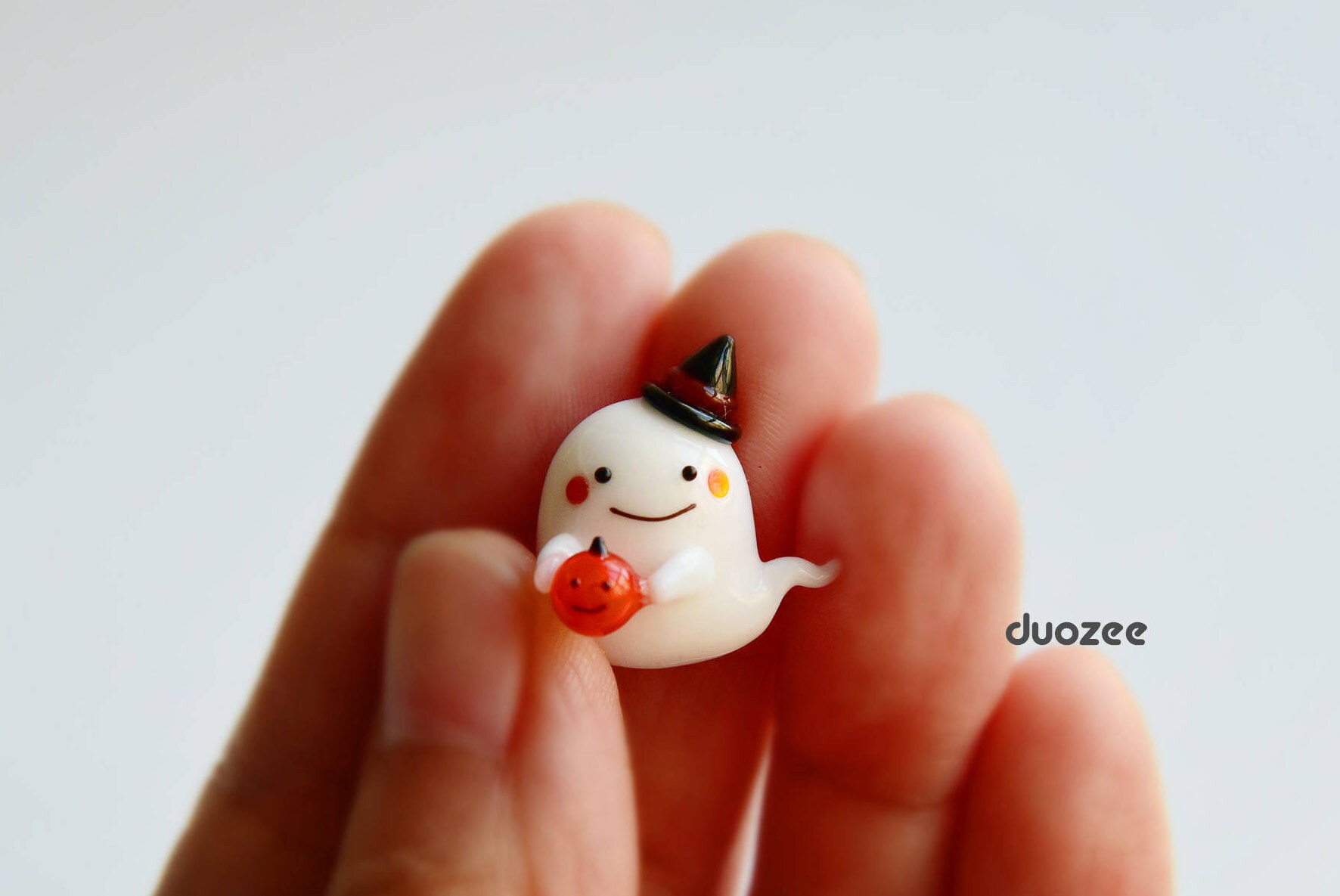 Fairy Garden Halloween Miniatures, Handmade Lampwork Glass Halloween …