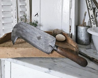 antikes franz Gartenbeil Gartenwerkzeug 28735 Antique meat chopper Farmhouse french Farmhousedeco