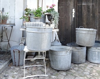 40L old zinc pot 26060