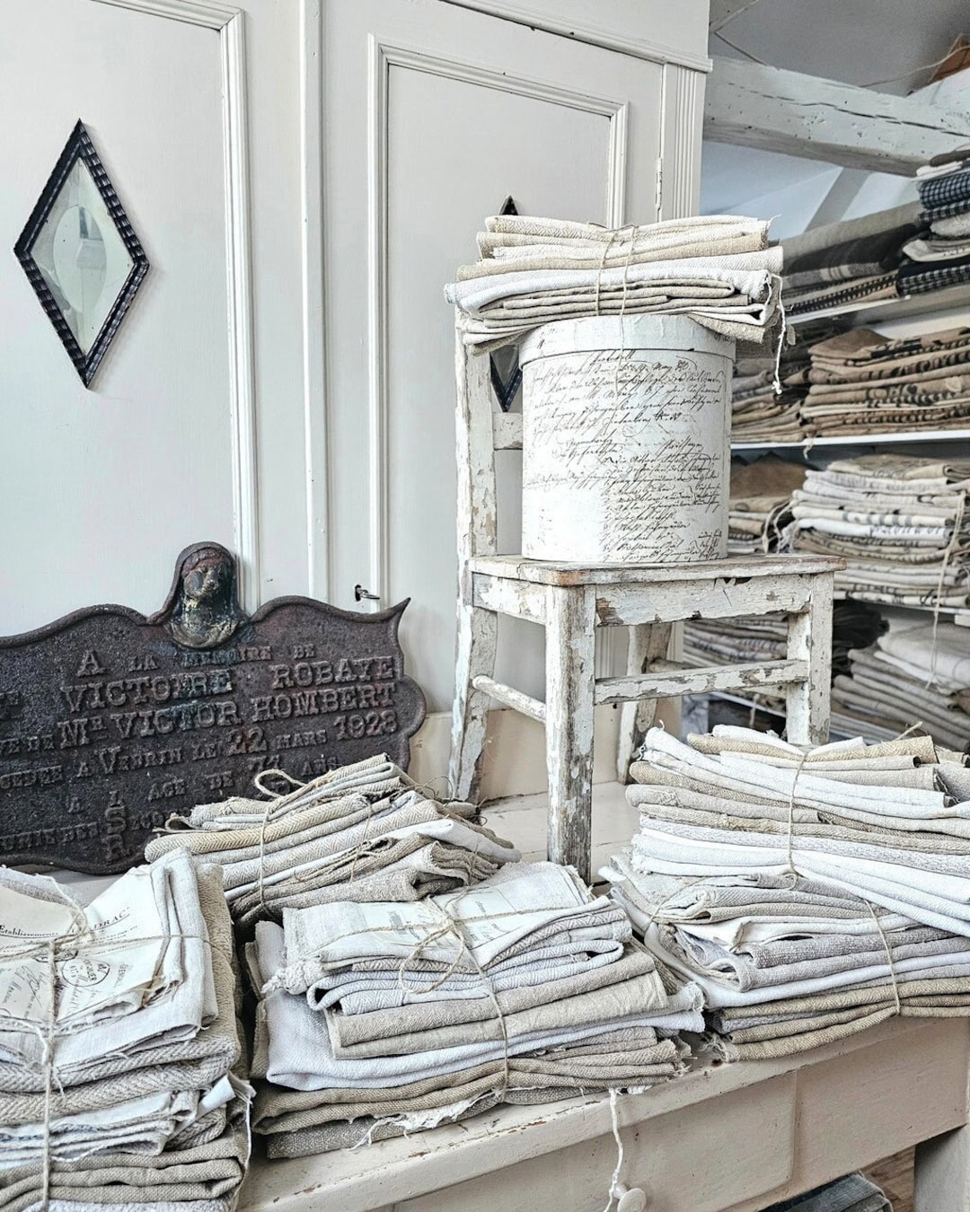Linen Package - 1 Kg ANTIQUE Sacklinen/linen Old German Grainsack Linen ...