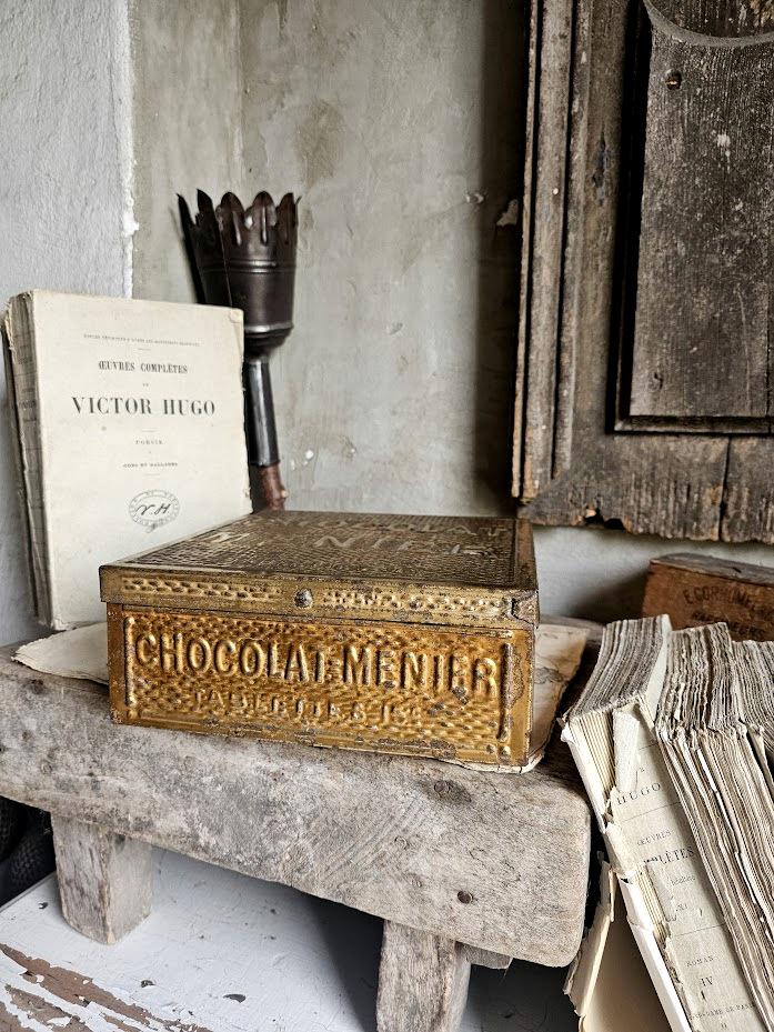 Vintage Chocolat Menier Box - Etsy