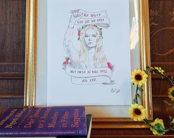 Gloria Steinem print