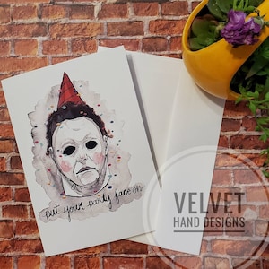 Carte de voeux d'anniversaire Halloween