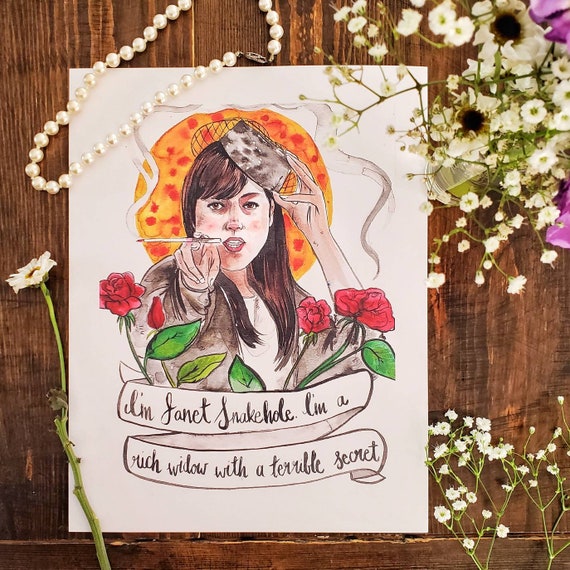 janet snakehole cigarette holder Janet Snakehole - April Ludgate