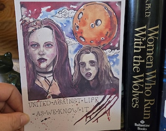 Ginger Snaps Film Inspired watercolor print Canadian Film