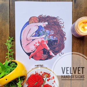 Persephones Fluch Print- Griechische Mythologie- Granatapfel- Unterwelt-Folklore