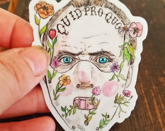 Quid Pro Quo, Clarice 2.5x3 vinyl sticker
