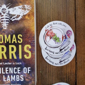 Silence of the Lambs 3x3 &quot; inch  VINYL sticker