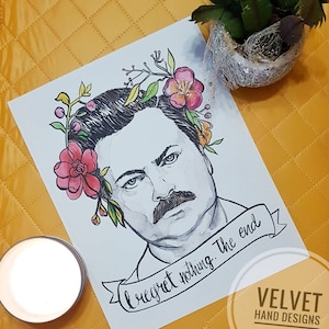 Ron Swanson- Parks and Rec print