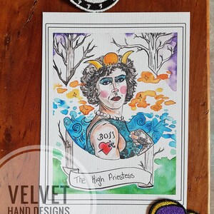De hogepriesteres tarot geïnspireerd print-Dr. Frank-N-Furter-een wetenschapper! -Rocky Horror-fotoshow