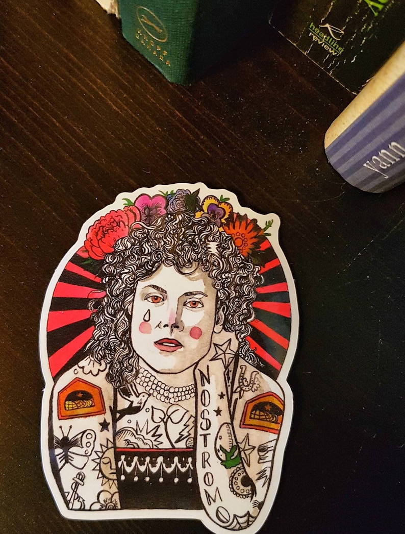 Robert Ripley Sticker Tattoed Ripley 2.5x3.5 Vinyl Sticker | Etsy