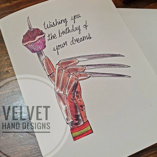 Cumpleaños de Freddy Pesadilla en Elm Street Tarjetas de felicitación
