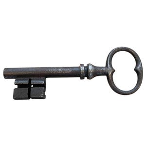 Antique French Large Rusty Iron Key Doorway Rusty Keys Door Lock c1800-1900&#39;s / EVE