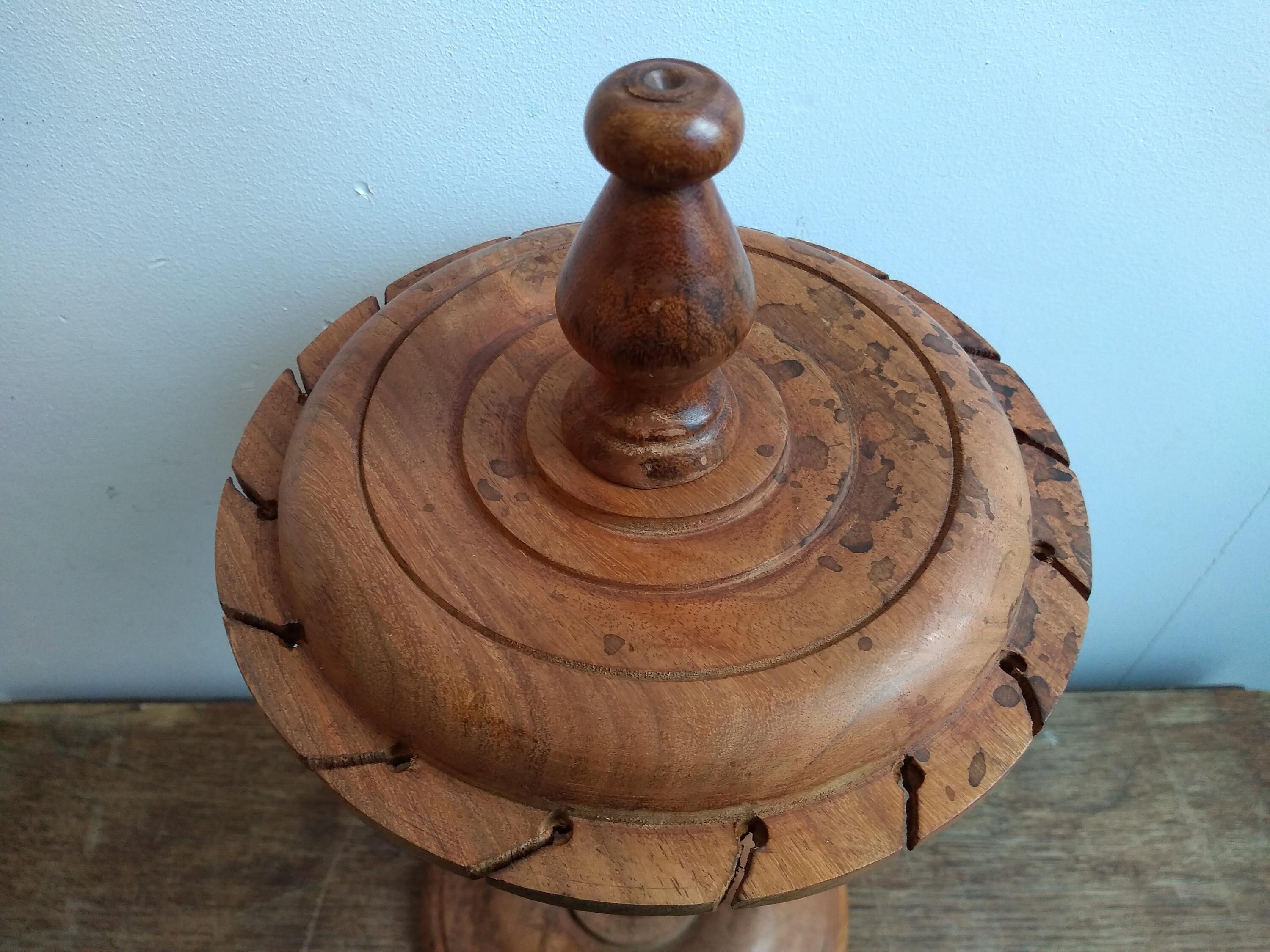 Vintage French Varnished Wooden Wood Jewellery Jewelry Etsy