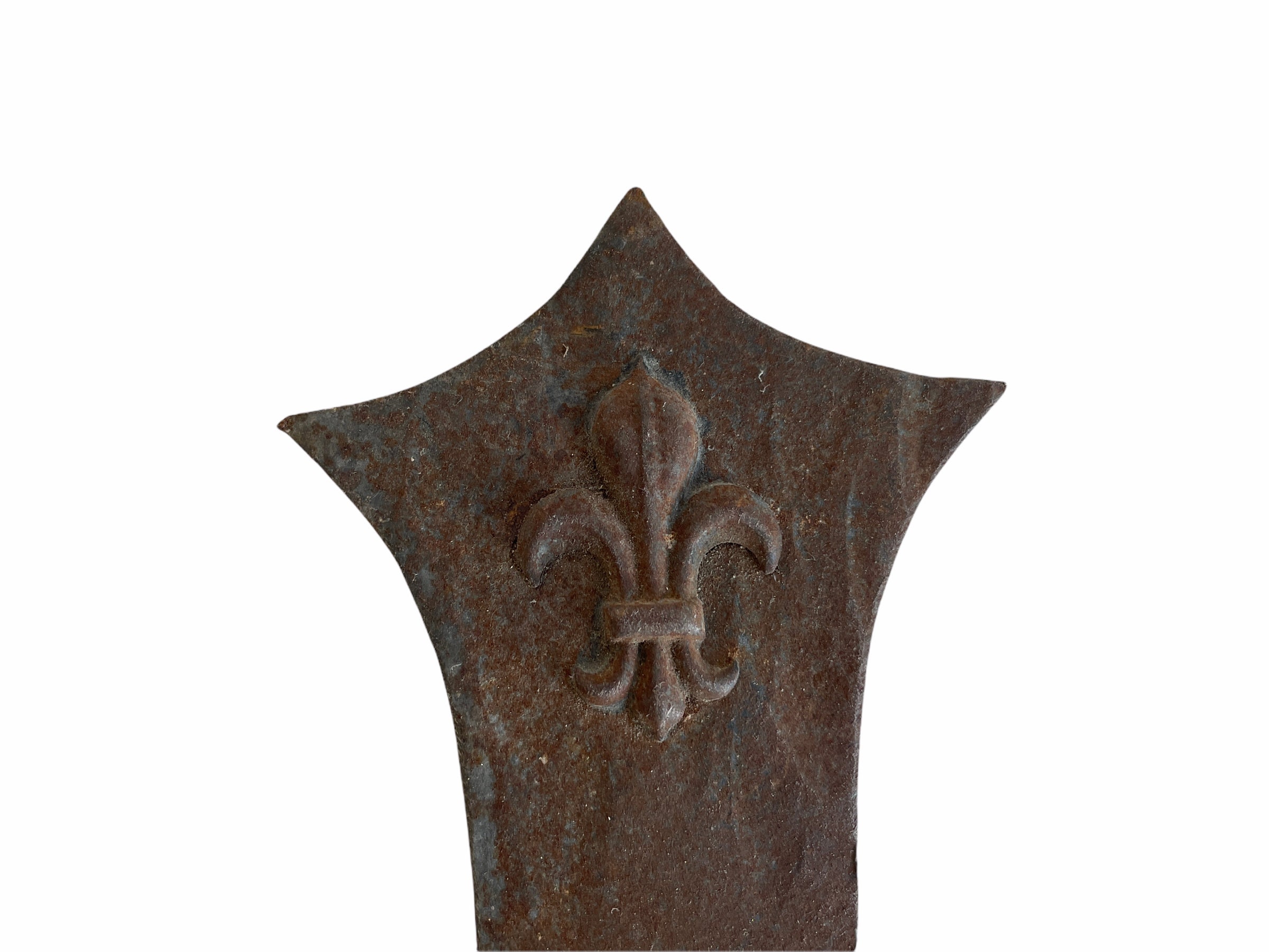Antique French Iron Fleur De Lis Wall Hanging Double Electric | Etsy