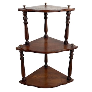 Antique French Small Standing Shelf Support Display Display Decor Finishing circa 1920's / EVE