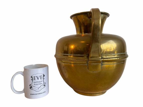 真鍮製 水差し 花瓶 ピッチャー フランス アンティークブロンズ