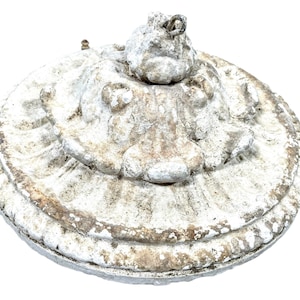 Antique French Plaster Ceiling Rose Light Surround Ceiling Decoration c1850-1880&#39;s / EVE