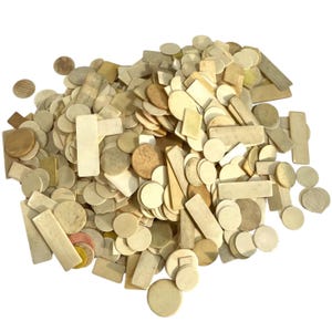 Antique French Carved Bone Mixed Lots Of 100 Mixed Circular Rectangular Gaming Chips Counters Tokens Card Games Gambling c1900's / EVE