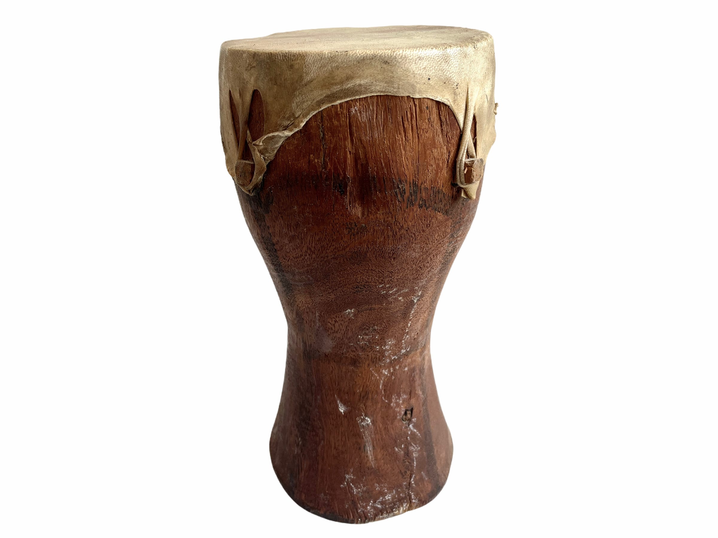 Vintage African Small Drum Leather Topped Musical Instrument Wooden Decor  Carved Carving Sculpture Wood Tribal Art C1980\'s / EVE De France - Etsy | Dekofiguren