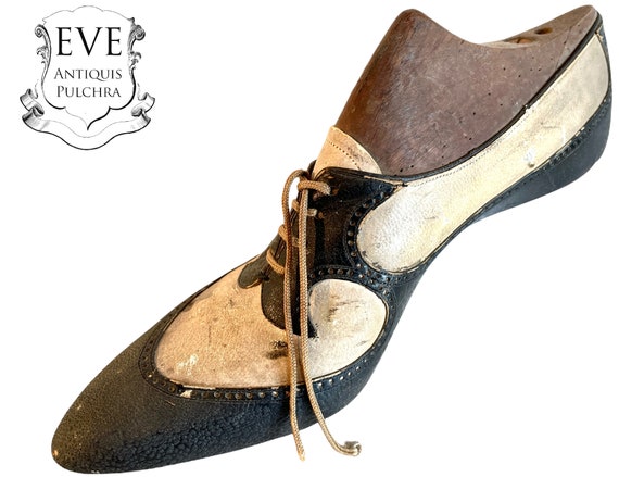 Vintage French Italian Prototype Designer Shoe on Wooden Form Wood Cobbler Maker Ornament Display Decor Mid Century Fashion C1950 60 s EVE Etsy
