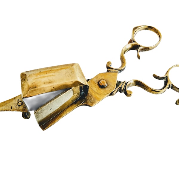 Antique Snuff Scissors Etsy