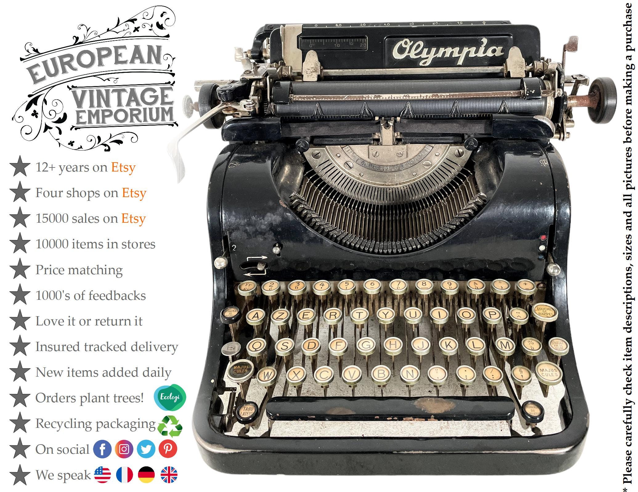 Image of Google Shopping search results for Olympia typewriters