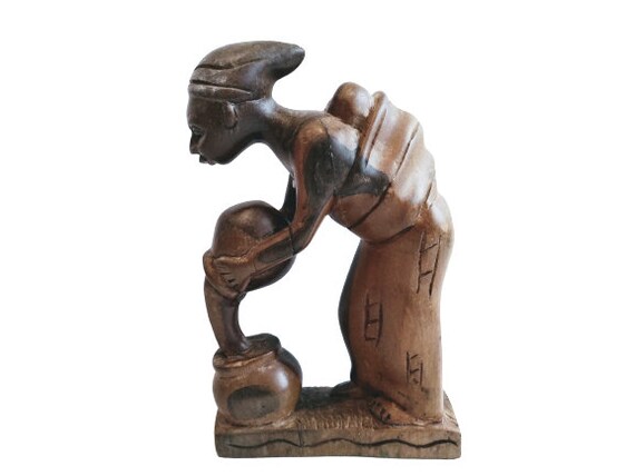 Statue Fang (24999) - Statues décoratives africaines Fang - Décoration africaine- Déco tribale