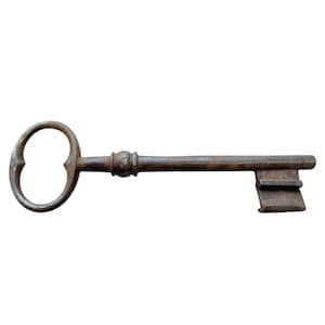 Antique French Large Rusty Iron Key Doorway Rusty Keys Door Lock c1800-1900&#39;s / EVE