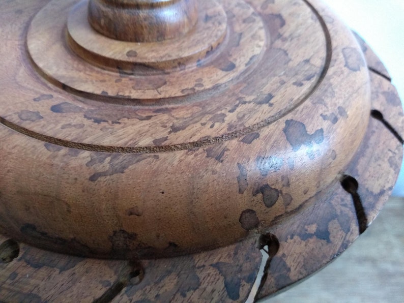 Vintage French Varnished Wooden Wood Jewellery Jewelry Etsy