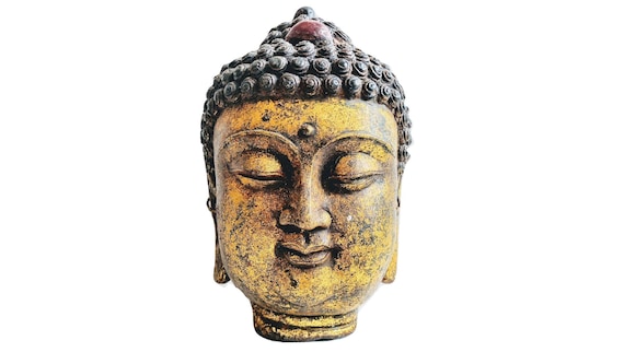 Cast Iron Temple Buddha Cast Iron Temple Buddha