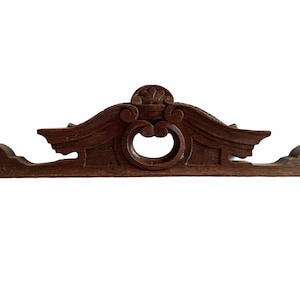 Vintage French Small Furniture Cabinet Wardrobe Sideboard Topper Finial Display Ornate Regal Decor Finishing circa 1930-40s / EVE de France