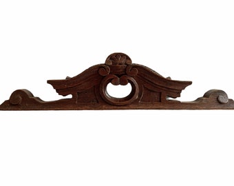 Vintage French Small Furniture Cabinet Wardrobe Sideboard Topper Finial Display Ornate Regal Decor Finishing circa 1930-40s / EVE de France